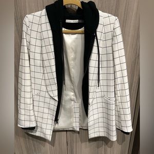 Alice and Olivia blazer with hood
